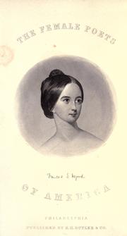 The female poets of America by Thomas Buchanan Read