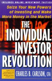 Cover of: The Individual Investor Revolution | Charles B. Carlson