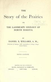 Cover of: The story of the prairies by Daniel E. Willard