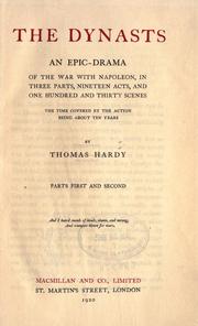 Cover of: The works of Thomas Hardy in prose and verse, with prefaces and notes. by Thomas Hardy