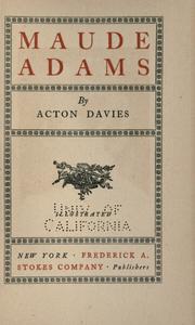 Maude Adams by Davies, Acton