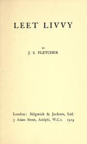 Cover of: Leet Livvy