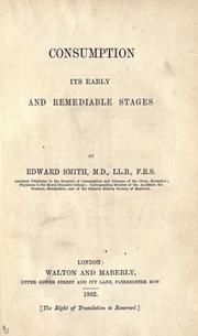 Cover of: Consumption by Edward Smith, Edward Smith