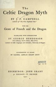 Cover of: The Celtic dragon myth by John Francis Campbell