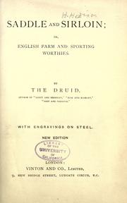 Cover of: Saddle and sirloin by Henry Hall Dixon