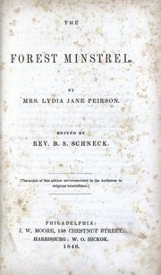 Cover of: forest minstrel.