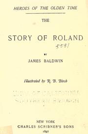 Cover of: The story of Roland. by James Baldwin
