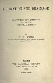 Cover of: Irrigation and drainage by F. H. King