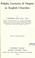 Cover of: Pulpits, lecterns, [and] organs in English churches.