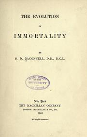 Cover of: The evolution of immortality