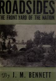 Cover of: Roadsides, the front yard of the nation