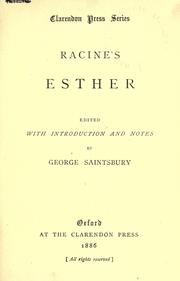 Esther by Jean Racine