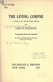 Cover of: The living corpse by Лев Толстой