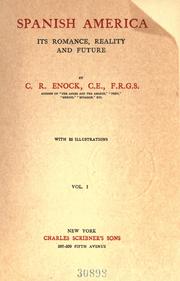 Cover of: Spanish America by Enock, C. Reginald