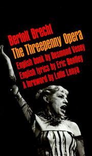 Cover of: The Threepenny Opera (Brecht, Bertolt) by Bertolt Brecht