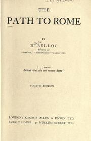 Cover of: The  path to Rome. by Hilaire Belloc