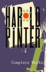 Cover of: Complete works by Harold Pinter