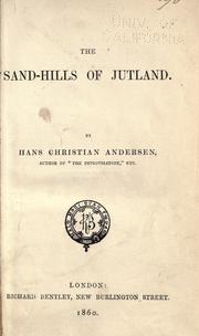 Cover of: The sand-hills of Jutland by Hans Christian Andersen