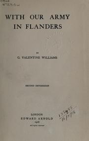 Cover of: With our army in Flanders.