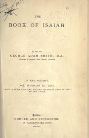 Cover of: The book of Isaiah. by Sir George Adam Smith