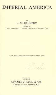 Cover of: Imperial America by J. M. Kennedy