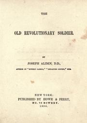 Cover of: old revolutionary soldier