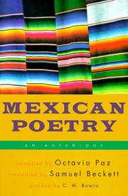 Cover of: Mexican Poetry: An Anthology