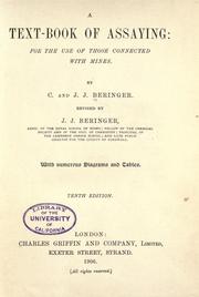 Cover of: text-book of assaying: for the use of those connected with mines.