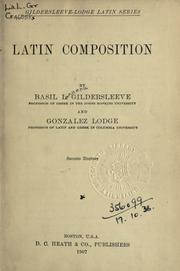 Cover of: Latin composition.