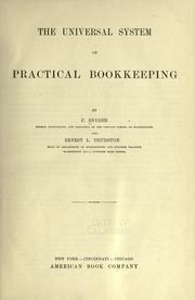 Cover of: Universal system of practical bookkeeping