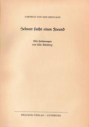 Cover of: Helmut sucht einen Freund: (Jugendroman)