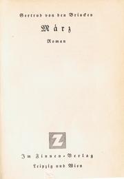 Cover of: März by Gertrud von den Brincken