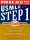 Cover of: First Aid for the USMLE Step 1 2000