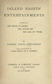 Cover of: Island nights' entertainments by Robert Louis Stevenson, Robert Louis Stevenson