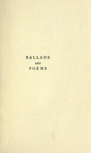 Cover of: Ballads and poems. by John Masefield