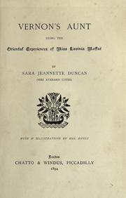 Cover of: Vernon's aunt by Sara Jeannette Duncan