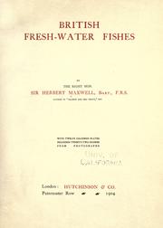 Cover of: British fresh-water fishes