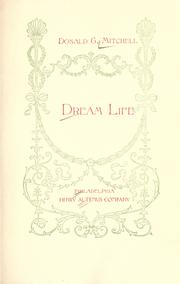 Cover of: Dream life by Donald Grant Mitchell