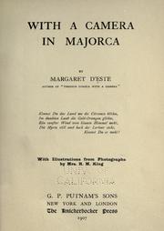 Cover of: With a camera in Majorca by Margaret D'Este