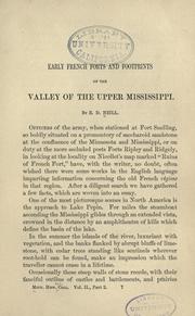 Cover of: Early French forts and footprints of the valley of the Upper Mississippi by Edward D. Neill