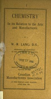 Cover of [Reprints of articles, appearing in various Journals, etc., on subjects relating to Chemistry] by William Robert Lang