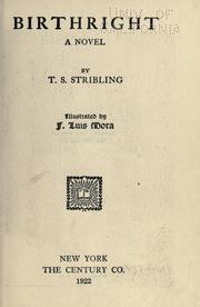 Cover of: Birthright by T. S. Stribling