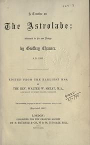 Cover of: [Publications] by Chaucer Society, London