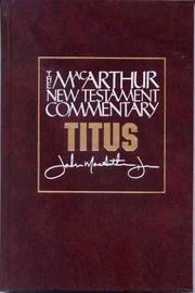 Cover of: Titus by John MacArthur