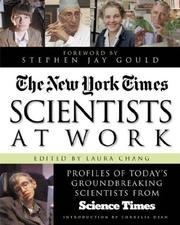 Cover of Scientists at work by Laura Chang
