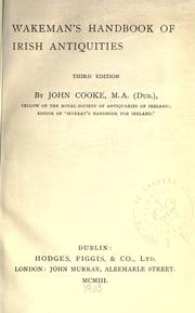 Cover of: Wakeman's Handbook of Irish antiquities. by William Frederick Wakeman