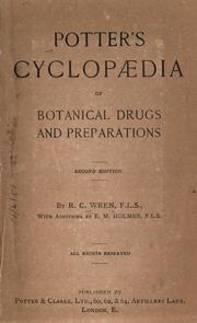Cover of: Potter's cyclopaedia of botanical drugs and preparations