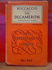 Cover of: The Decameron by Giovanni Boccaccio