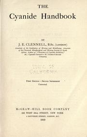 The cyanide handbook by John Edward Clennell