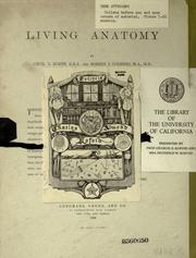 Cover of: Living anatomy
